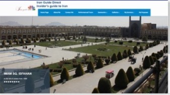 طراحی وب سایت توریستی ایران گاید